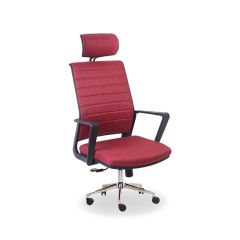 Gardena Bordo Kumaş Yönetici Koltuğu